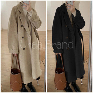 3 สี (พร้อมส่ง) เสื้อโค้ท เทรนช์โค้ท โค้ท รุ่น โค้ทยาว พร้อมเข็มขัด รุ่น Trench Coat Tripple Pie