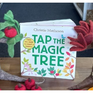 หนังสือเด็ก ฺBoard Book Tap the magic tree by Christie Matheson คุณหมอประเสริฐแนะนำ