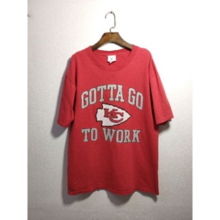 เสื้อยืด มือสอง งานกีฬา NFL อก 42 ยาว 28