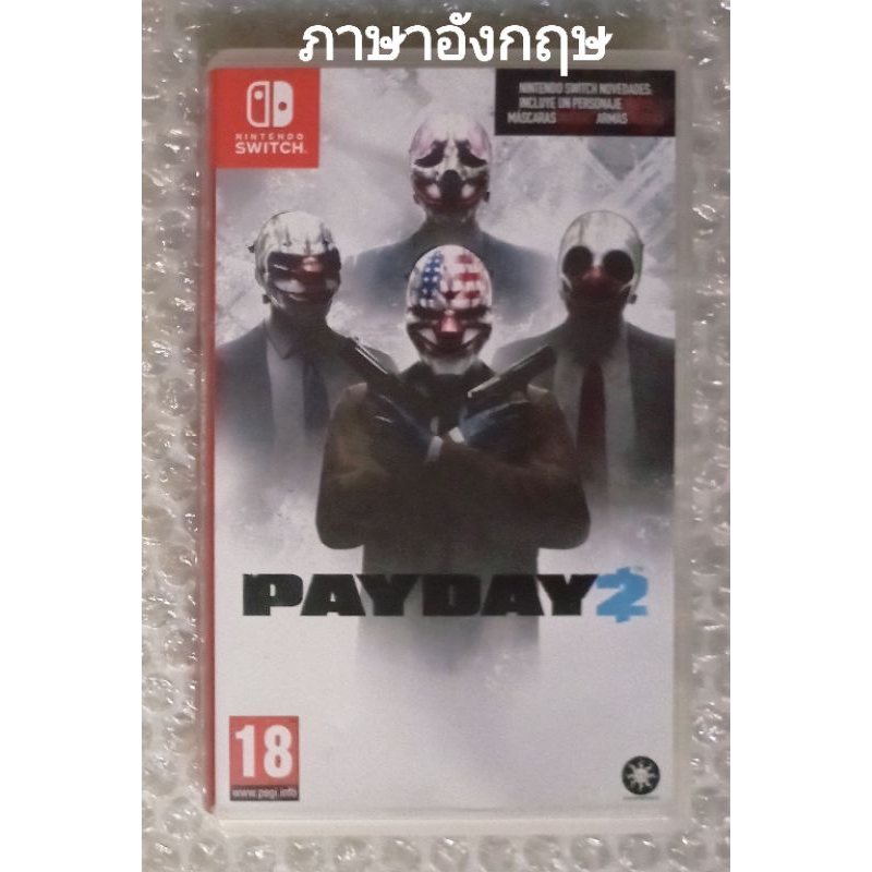 PAYDAY 2 ภาษาอังกฤษ NINTENDO SWITCH ENGLISH โจรกรรม อาชญากรรม เพย์เดย์ PAY DAY PAYDAY2 DAY2 EN ENG ก