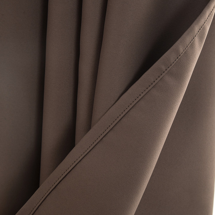 แนะนำ ผ้าม่าน ผ้าม่านสีน้ำตาล ผ้าม่านกั้นห้อง Blackout Polyester100% ราคาพิเศษ มีเก็บเงินปลายทาง