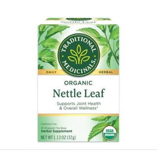 Traditional Medicinals Organic Nettle Leaf Herbal Tea 16 Tea Bags