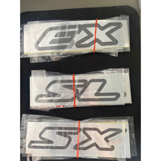 สติกเกอร์ติดประตู dmax EX SX SL 1ชุด2แผ่น