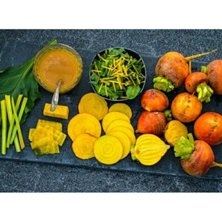 เมล็ดพันธุ์บีทรูทโกลเด้น ดีทรอยท์(Golden Detroit Beetroot Seed)บรรจุ 30 เมล็ด ของแท้ คุณภาพดี ราคาถูก นำเข้าจากต่างประ
