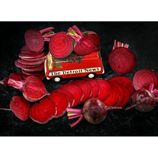 เมล็ดพันธุ์บีทรูท ดีทรอยท์ ดาร์ค เรด(Detroit Dark Red Beetroot Seed)บรรจุ 35 เมล็ด ของแท้ คุณภาพดี ราคาถูก นำเข้าจาก