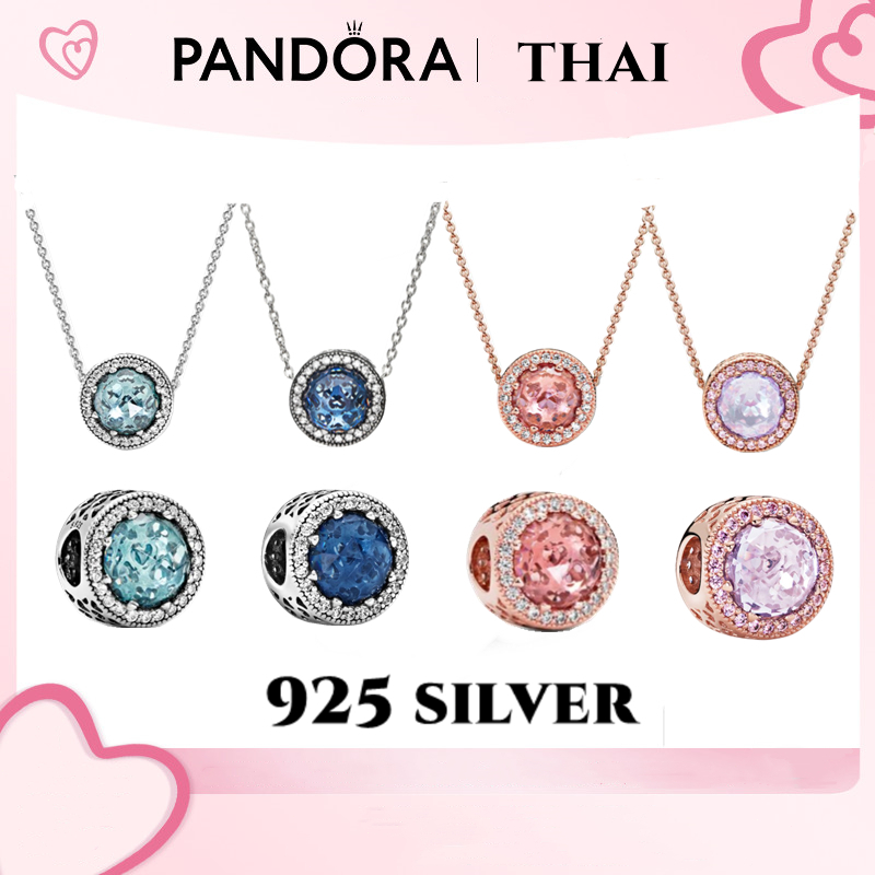 [ส่งจากกรุงเทพ] เงิน925 สร้อยคอ 4สีเลือกได้ Heart of Sea/GlacierBlue Necklace ของขวัญสำหรับคนพิเศษ ของแท้ 100%