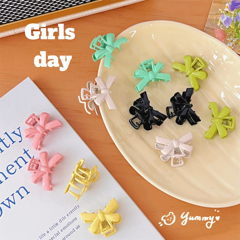 Cute 127 กิ๊บติดผม กิ๊บหนีบผมจิ๋วโบว์ girls day
