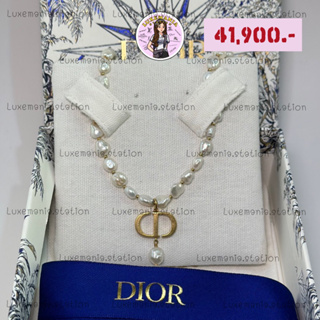 👜: New!! Dior Pearl Necklace สร้อยไข่มุกแท้‼️ก่อนกดสั่งรบกวนทักมาเช็คสต๊อคก่อนนะคะ‼️