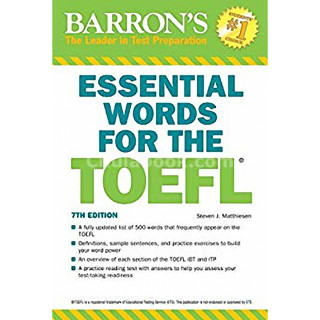 (C221) 9781438008875 ESSENTIAL WORDS FOR THE TOEFL (BARRONS) ผู้แต่ง : STEVEN J. MATTHIESEN