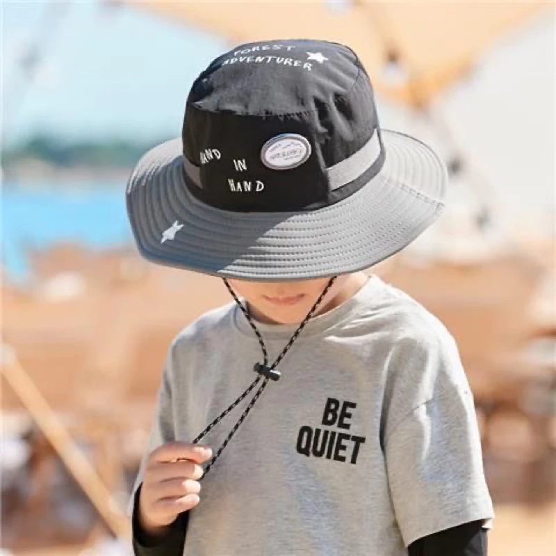 หมวกเด็ก12เดือน-7ปี รอบหัว:52-54cmหมวกบักเก็ต(Bucket）เดีนป่าแคมปิ้ง thumbnail 9