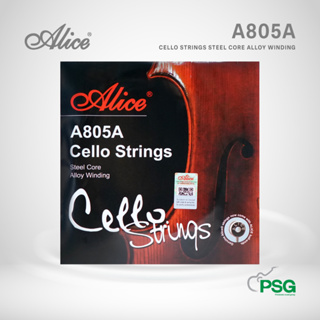 ALICE : A805A CELLO  STRINGS STEEL CORE NICKEL CHROMIUM WOUND