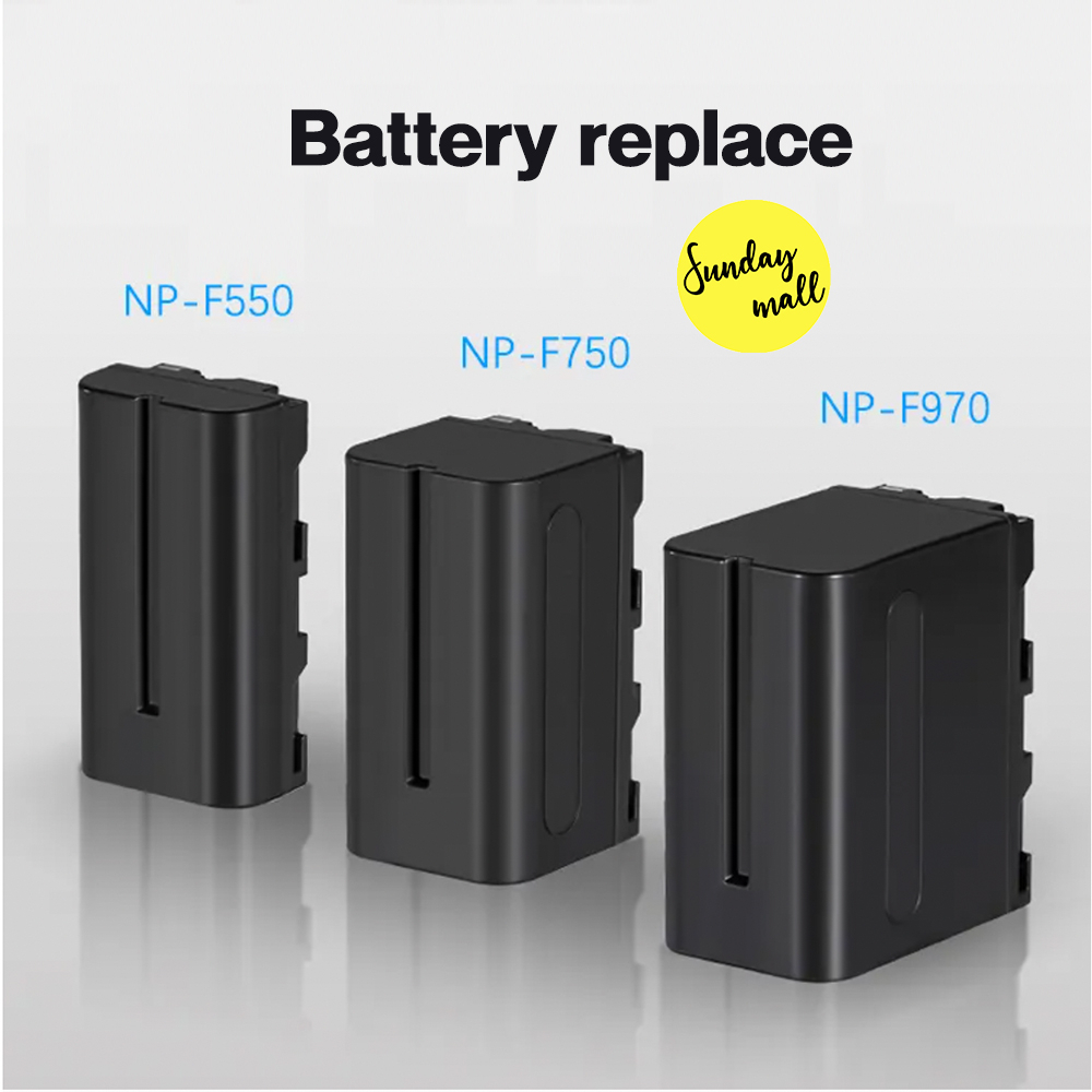 แบตเตอรี่&แท่นชาร์จ NP-F570/F770/F970 Battery replace and Travel Charger for Sony NP-FM50,FM90,FM30 แท่นชาร์จแบตชนิดพกพา