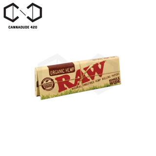 RAW Organic Single Wide 70mm กระดาษ RAW Organic without filter Raw rolling paper 70 มม.