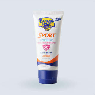 Banana Boat Simply Protect Sport Sunscreen Lotion SPF50+/PA+++ 90mlโลชั่นปกป้องแสงแดด เป็นสูตร Provides broad spectrum U