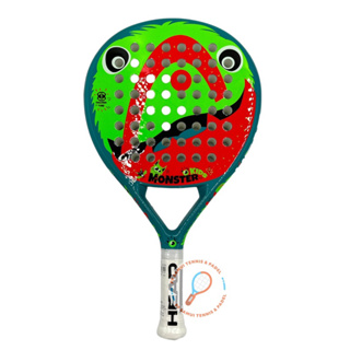 ไม้พาเดล เด็ก เทนนิส tennis Junior kid Padel Racket Head Monster Kids สี Neon การ์ตูน หนัก 300 ของแท้ พร้อมส่ง