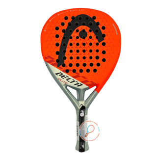 ไม้พาเดล เทนนิส tennis Padel Racket Head Delta Elite สี ส้ม เทา หนัก 360 ของแท้ พร้อมส่ง