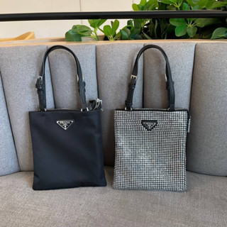 PRADA CRYSTALS MINI TOTE BAG  รุ่นใหม่มาแรง