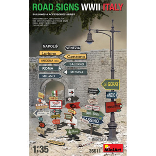 [MiniArt] 1/35 : Road Signs WWll Italy [MI 35611]