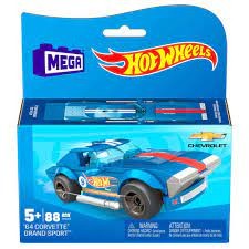 MEGA Hot Wheels Real World Racers  Corvette Grand Sport เมก้าคอนสตรัคซ์ ตัวต่อฮอตวีล รุ่น HHL94/HHL95