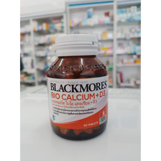 Blackmores bio Calcium+D3 แบลคมอร์ส แคลเซียม 60 เม็ด