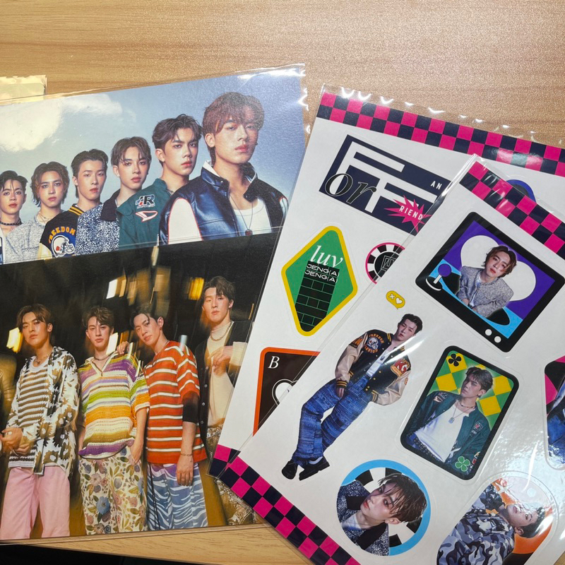 โปสการ์ด สติ๊กเกอร์ Proxie เมิชซิง4 พ้อกสี Postcard Poster