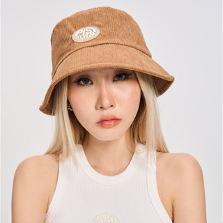 หมวกบักเก็ตลูกฟูก รุ่น 2 PISI Corduroy Bucket Hat สีน้ำตาล