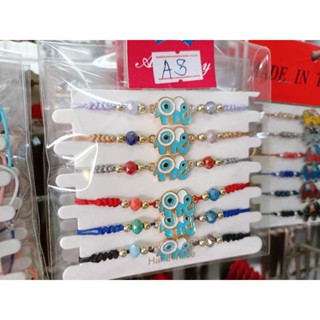 เชือกข้อมืองานแฮนด์เมด 1 แพ็คมีจำนวน 6 ชิ้น