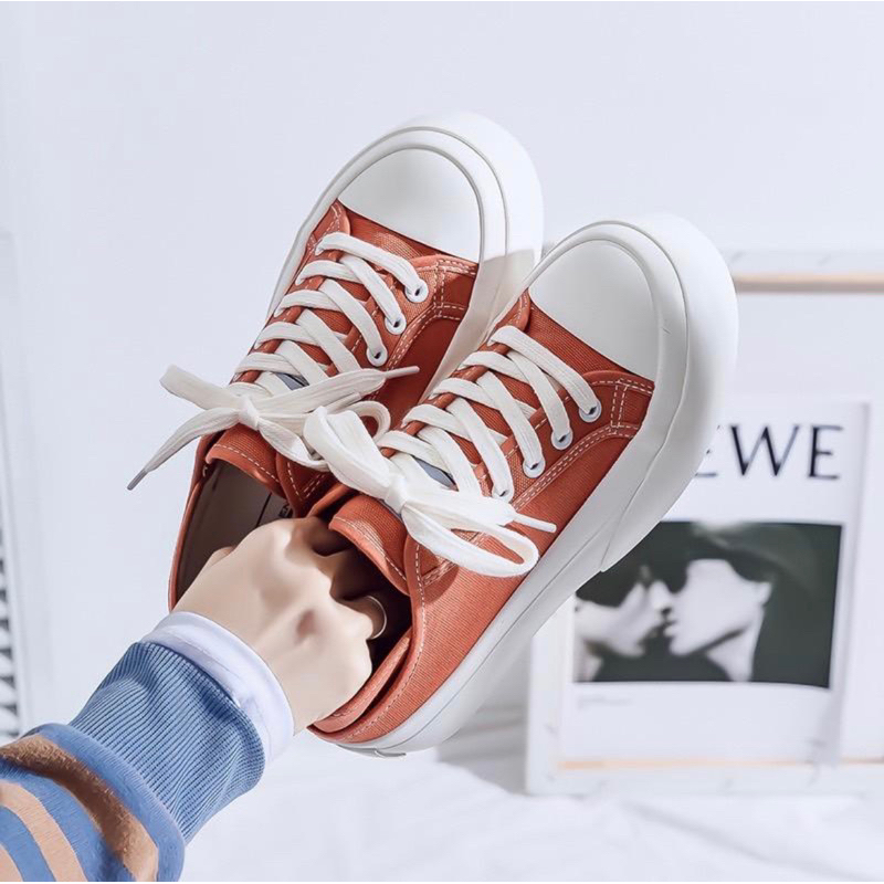 พร้อมส่งในไทยทุกวัน Basic ☮ รองเท้าผ้าใบ