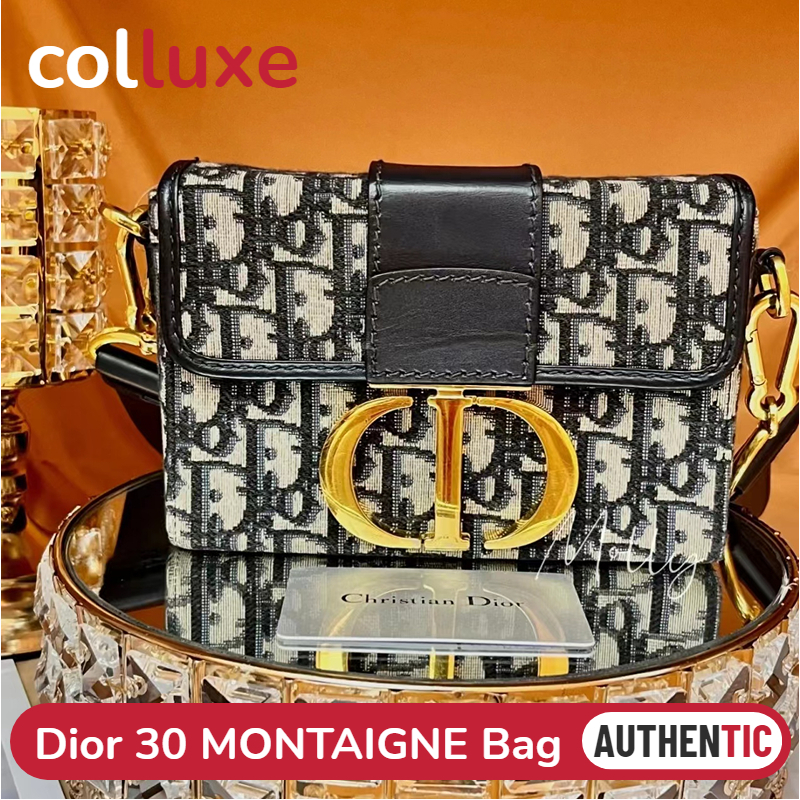 💯ของแท้👜ดิออร์ Dior 30 MONTAIGNE สุภาพสตรี/กระเป๋าสะพายไหล่/กระเป๋าร่อซู้ล