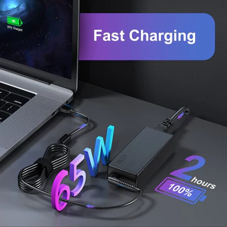 Lenovo ไฟ 65W 20v 3.25a หัว USB สายชาร์จ อะแดปเตอร์ ชาร์จไฟ คอมพิวเตอร์ โน๊ตบุ๊ค เลโนโว่ Notebook Adapter Charger