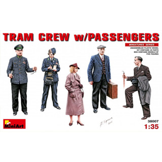 [MiniArt] 1/35 : Tram Crew w/Passengers [MI 38007]