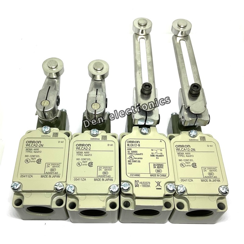 ลิมิต สวิตช์ Omron แท้ LIMIT SWITCH  รุ่น WLCA2-N  WLCA2-2N  WLCA2-2  WLCA12-N  WLCA12-2N สินค้าพร้อ