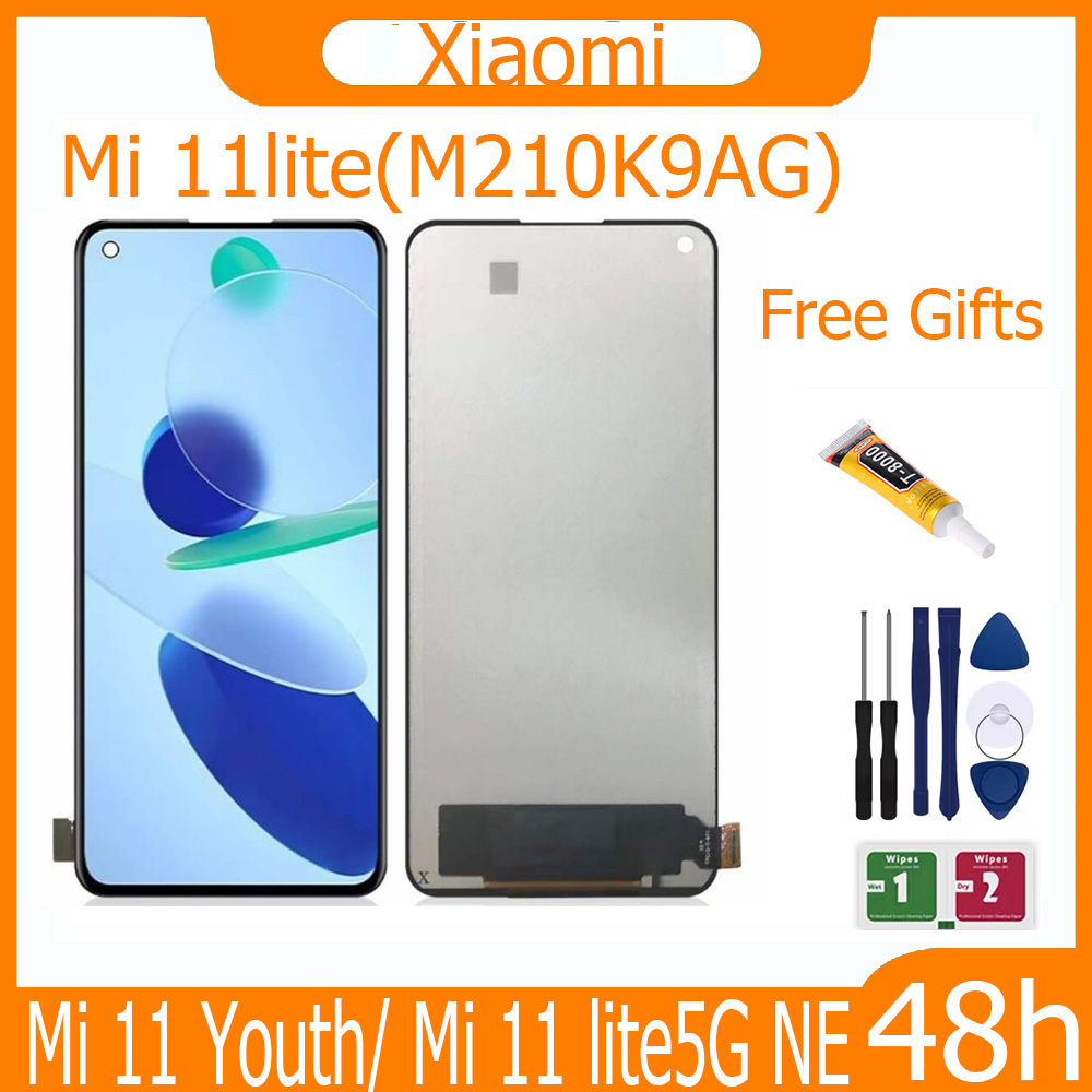 หน้าจอ LCD จอ+ทัช xiaomi Mi 11 Youth/ Mi 11 Lite 5G NE/MI 11 lite（M2101K9AG） LCD Display พร้อมทัชสกร