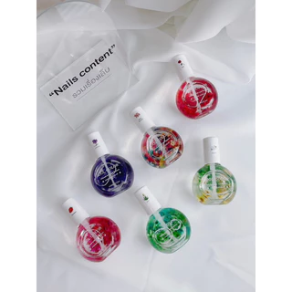 *มาใหม่*พร้อมส่ง Cuticle Oil น้ำมันดอกไม้บำรุงจมูกเล็บ ออยดอกไม้ มีดอกไม้แห้งด้านในมีกลิ่นหอม ขวดใหญ่ 27mlใช้ได้นานมาก