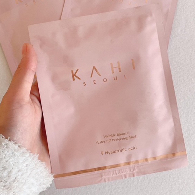 มาร์กหน้า คอลลาเจน KAHI Wrikle Bounce Water Full Perfecting Mask Sheet