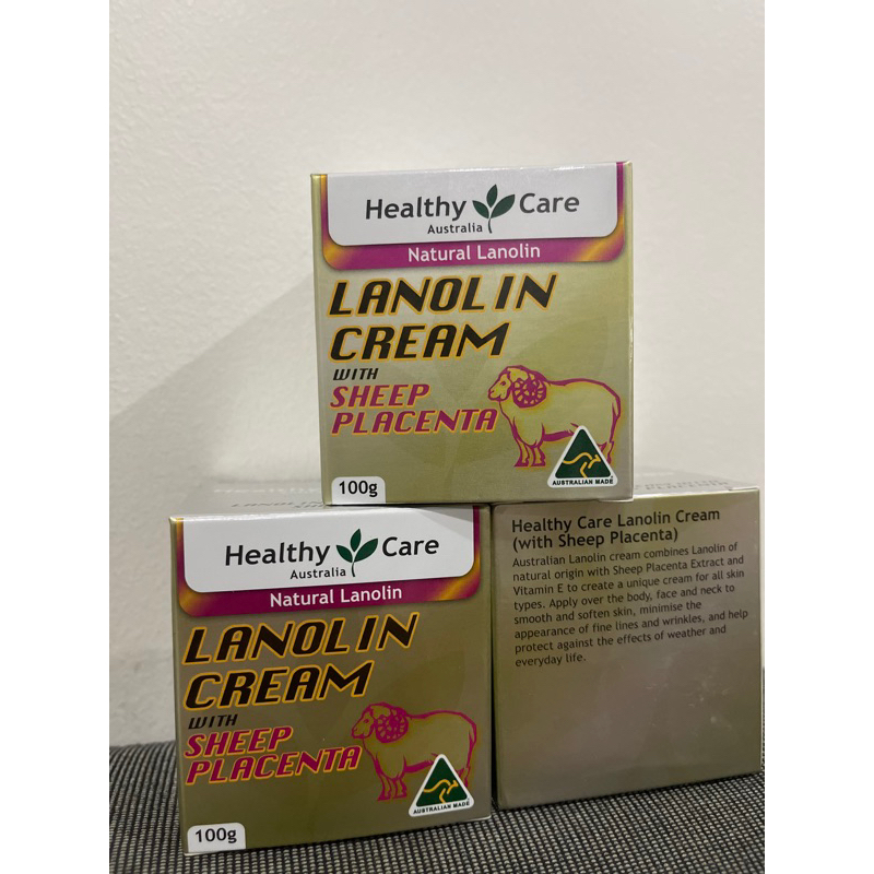 ครีมรกแกะ  Healthy Care Lanolin Cream 100 g