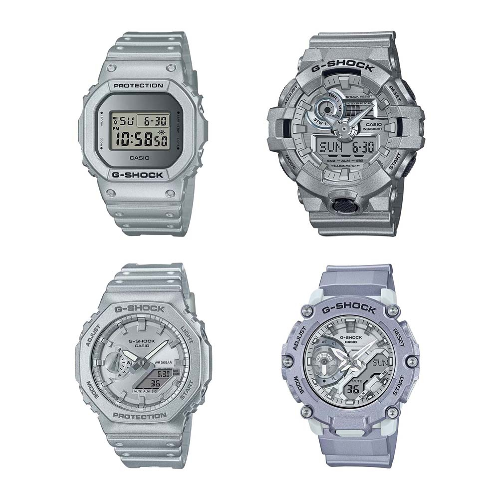 Casio G-Shock นาฬิกาข้อมือผู้ชาย สายเรซิ่น รุ่น  GA-700FF,GA-2100FF,DW-5600FF-8,GA-700FF-8A,GA-2100FF-8A,GA-2200FF-8A