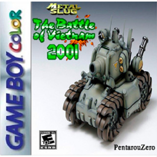 ตลับ GBC ( Game boy Colour ) Metal Slug 2001 ตลับ HACK ผลิตใหม่ สำหรับ GBC Game boy Colour