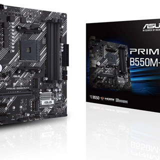 ASUS PRIME B550M-K AM4 dual M.2 HDMI/D-Sub/DVI mATX MAINBOARD