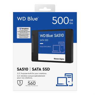 SSD SATA 500GB WD BLUE SA510 (WDS500G3B0A)(รับประกัน5ปี)