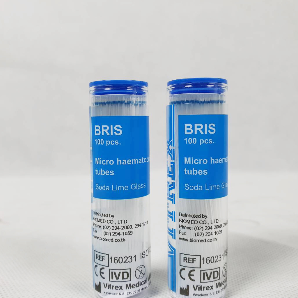 Hematocrit Tube Blue - Vitrex หลอดเก็บเลือด