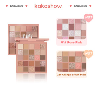 kakashow Naked low -saturated ใหม่ พาเลตต์อายแชโดว์ เนื้อแมตต์ 25 สี ขนาดใหญ่ sxy496 อายแชโดว์