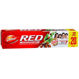 Dabur Red Tooth Paste Ayurveda Toothpaste 42gกรัม ยาสีฟันสมุนไพร กานพลู ดาบู42g