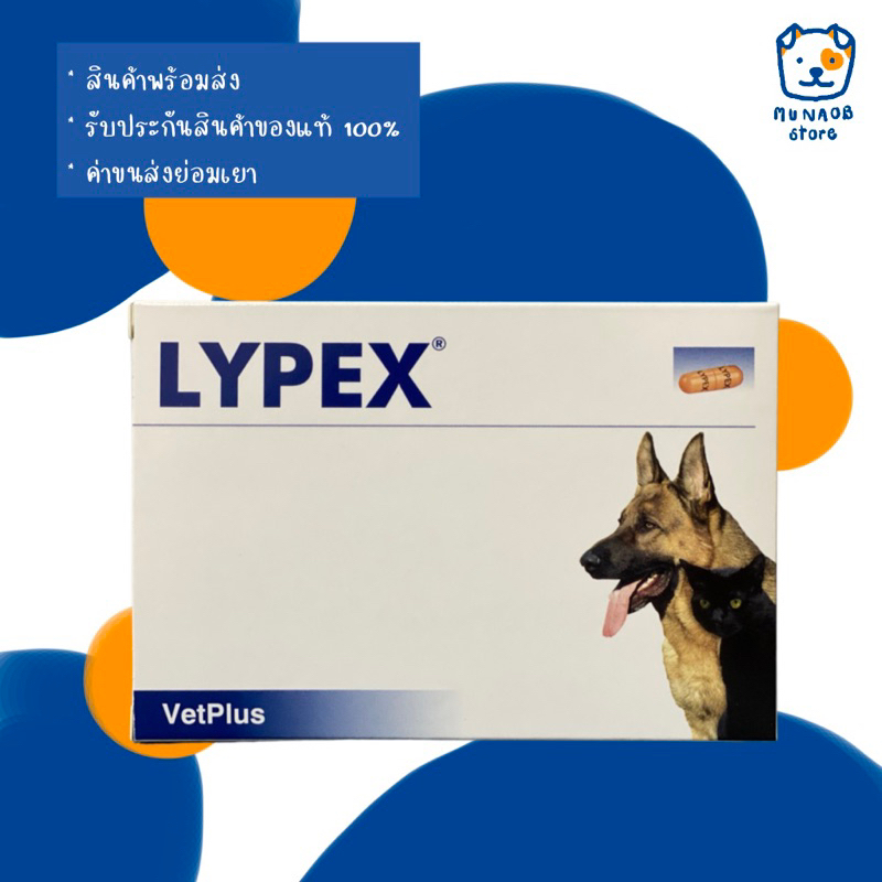 LYPEX อาหารเสริมบำรุงตับอ่อน สำหรับสุนัข/แมว (หมดอายุปี 06/2025)
