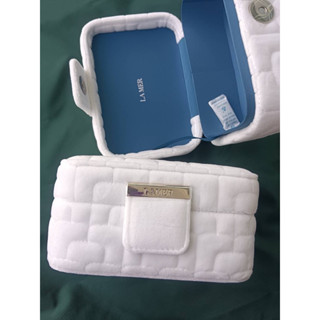 La Mer Cosmetic Bag (ขาวกำมะหยี่เล็ก)