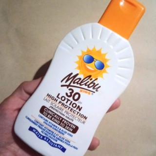 UK สเปรย์กันแดด กันแดดเด็ก โลชั่น บำรุงผิว Malibu Kids Once Daily SPF 50 ครัมกันแดด Lotion sunscreen