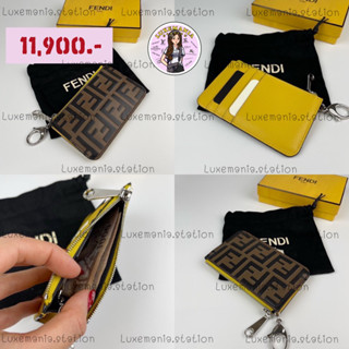 👜: New!! Fendi Key Case Pouch ใส่แบงค์พันพับครึ่งได้ จุการ์ดได้เยอะ‼️ก่อนกดสั่งรบกวนทักมาเช็คสต๊อคก่อนนะคะ‼️