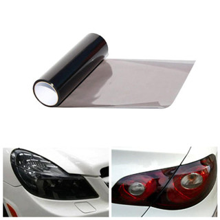 CAR LIGHT FILM 40X100CM ฟิล์มติดไฟหน้า ฟิล์มติดไฟหน้ารถยนต์ ฟิล์มดำติกรถ ฟิล์มดำติดกระจก ฟิล์มติดโคมไฟหน้ารถยนต์ T0544