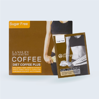 Beauty Buffet Lansley Diet Coffee Plus (10pcs/Box)กาแฟปรุงพิเศษ ปราศจากน้ำตาลและโครเลสเตอรอล ช่วยควบคุมน้ำหนัก