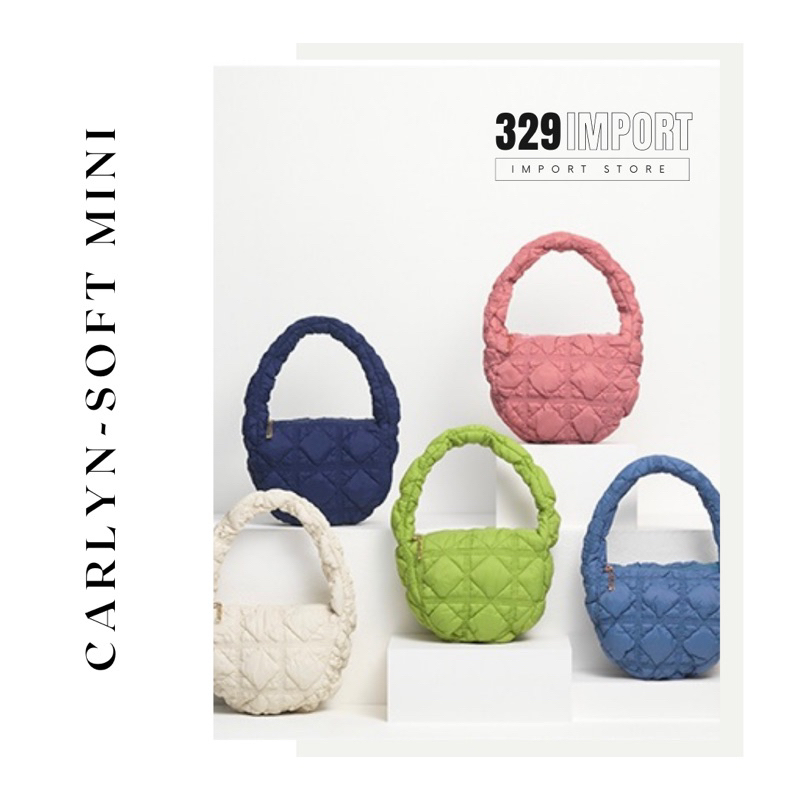 ใช้โค้ดลดร้านโค้ดคุ้ม  เหลือ 2,061 บาทกระเป๋า Carlyn Soft mini bag พร้อมส่ง ของแท้จากเกาหลี
